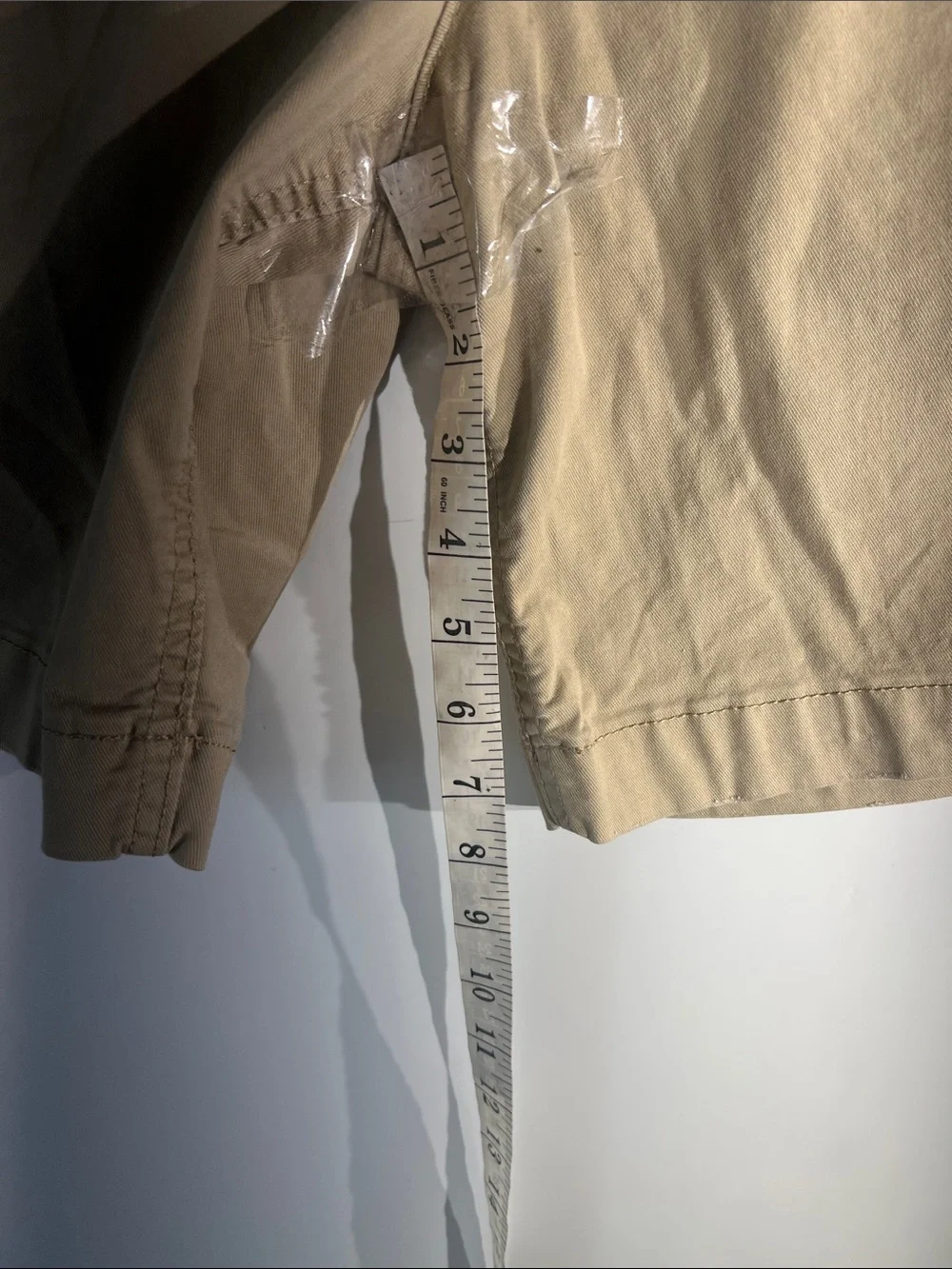 American Eagle Outfitters Men's Flat Front Shorts in Khaki